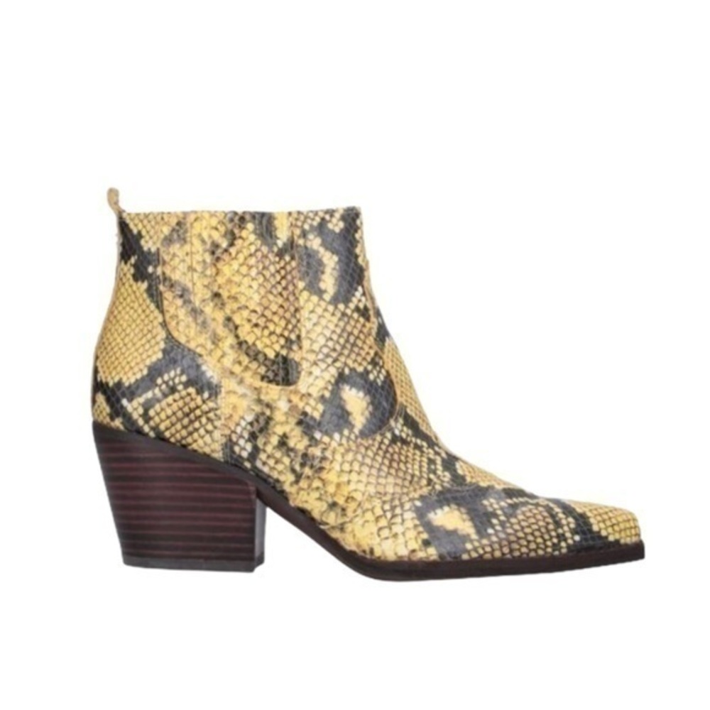 SAM EDELMAN Winona snake print western boots